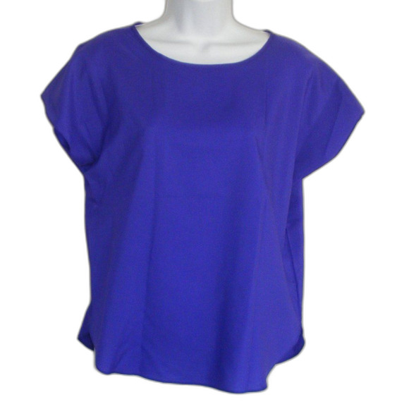 2 LAUREN LEE Tops, S, Purple & Berry pink, Vintage, Short Drop sleeves, vented - Picture 4 of 9
